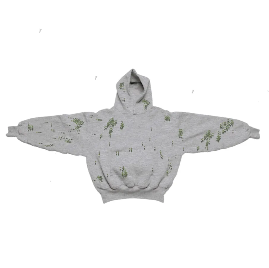 1800 GSM 'Dark Moss' Hoodie with CRDLCK™