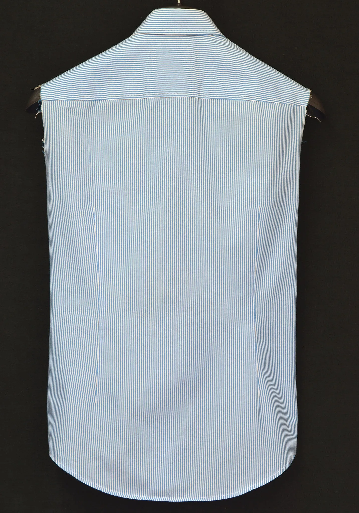 2000 Striped Cotton Classic Sleeveless Shirt