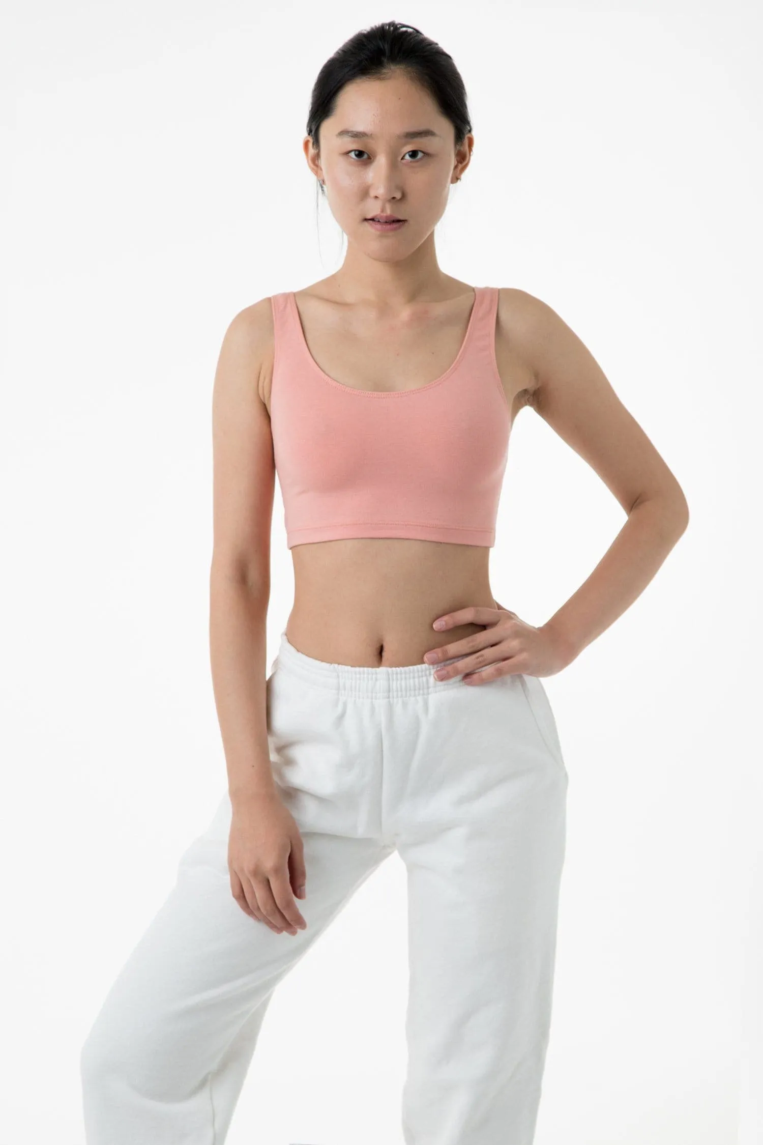 8383 - Cotton Spandex Tank Crop Top