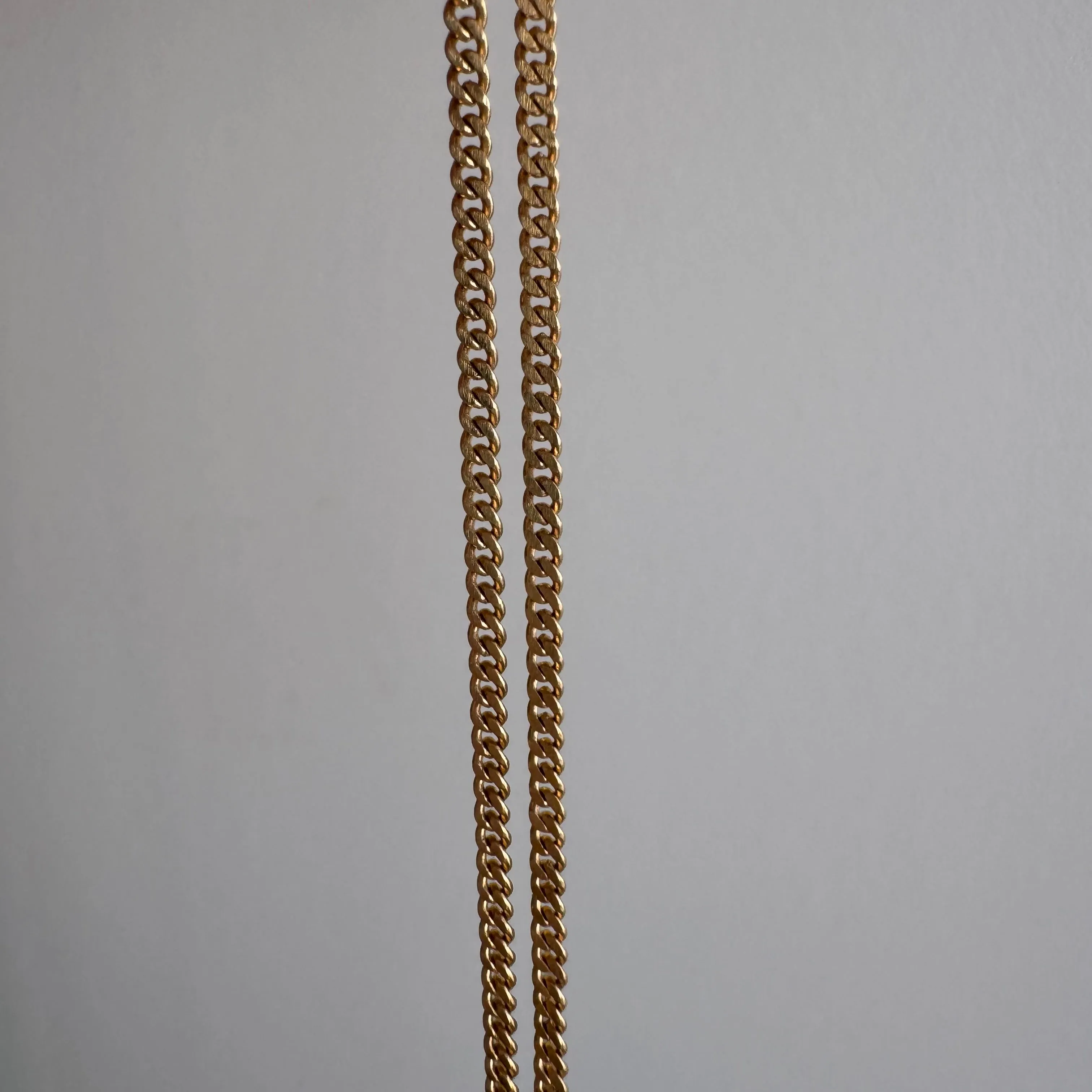 A N T I Q U E // dream curb / 14k dainty sturdy curb chain / 24.75", 5g