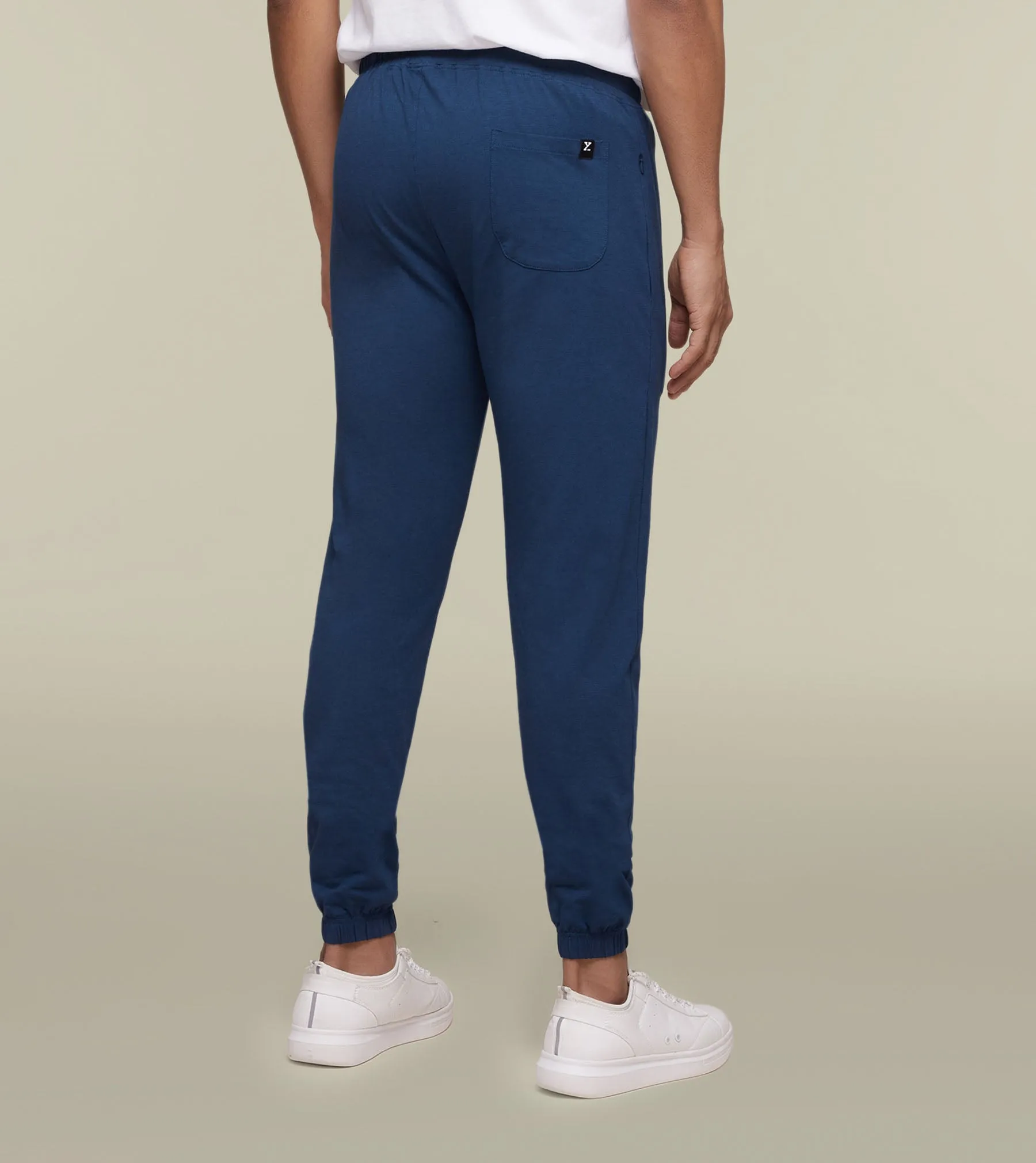 Ace Modal-Cotton Joggers Estate Blue