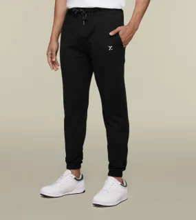 Ace Modal-Cotton Joggers Pitch Black