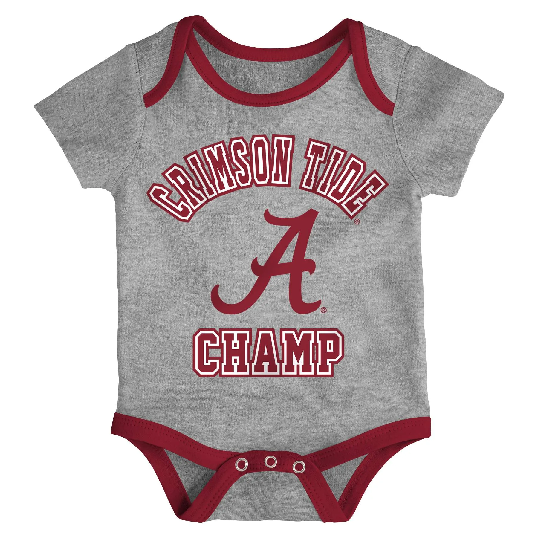 Alabama Crimson Tide Champ 3-Pack Bodysuit