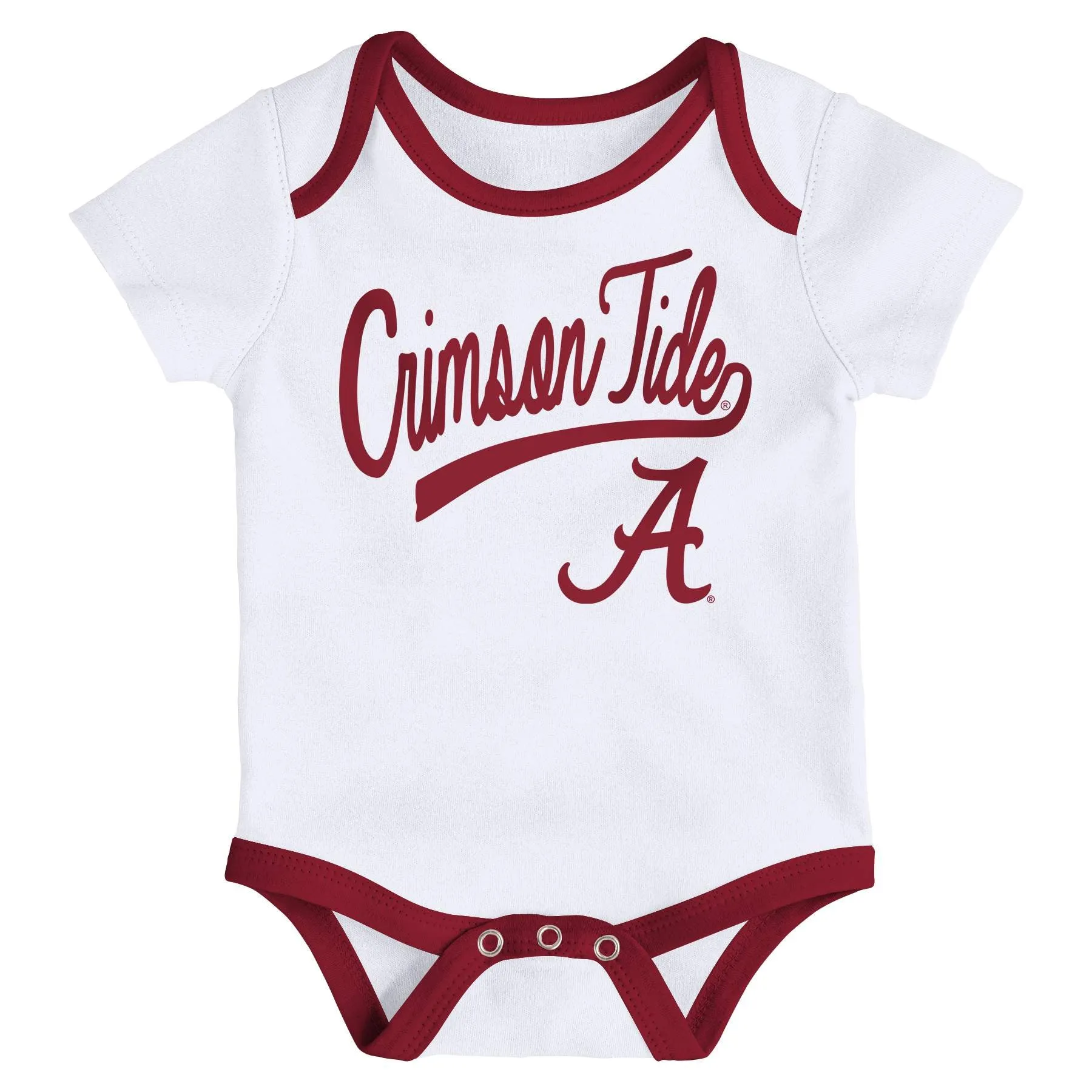 Alabama Crimson Tide Champ 3-Pack Bodysuit