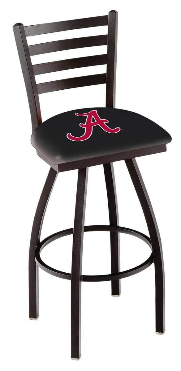 Alabama Crimson Tide HBS "A" Ladder Back High Top Swivel Bar Stool Seat Chair