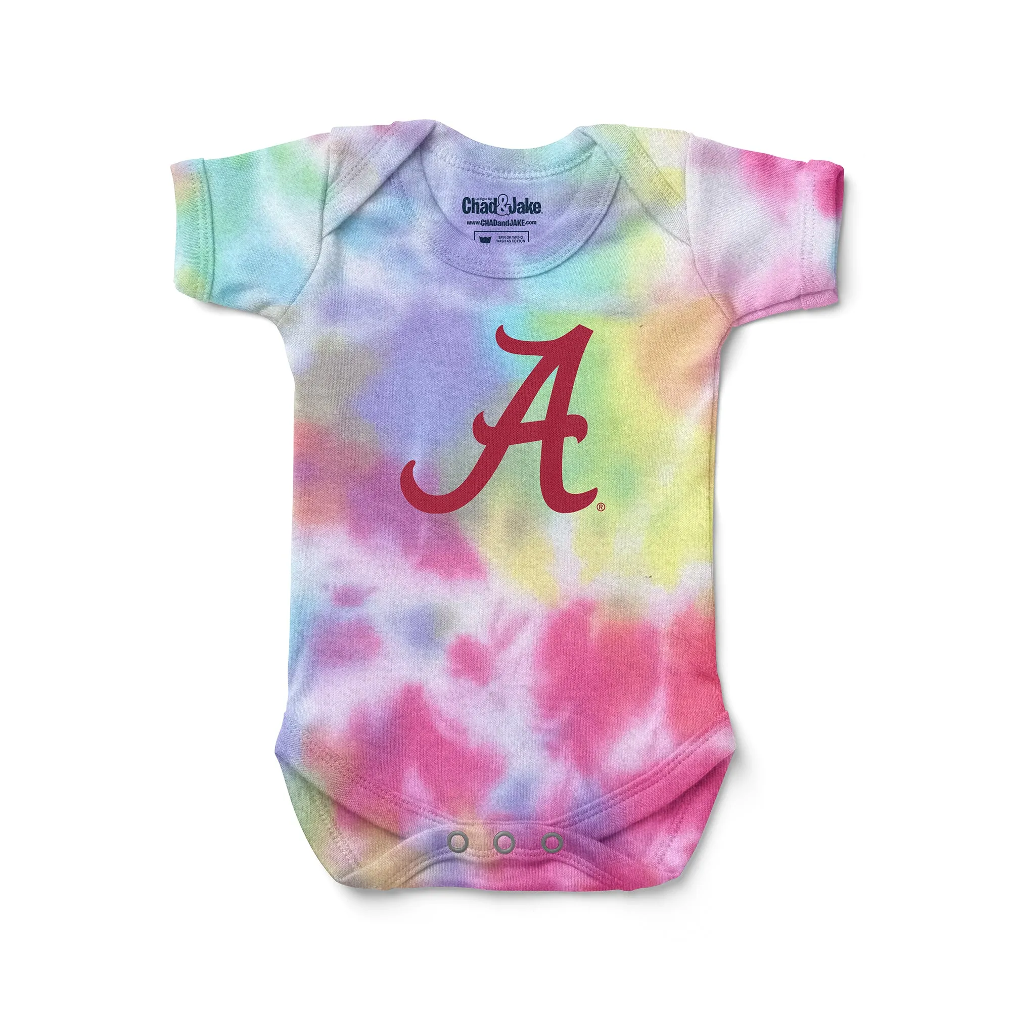 Alabama Crimson Tide Tie Dye Bodysuit