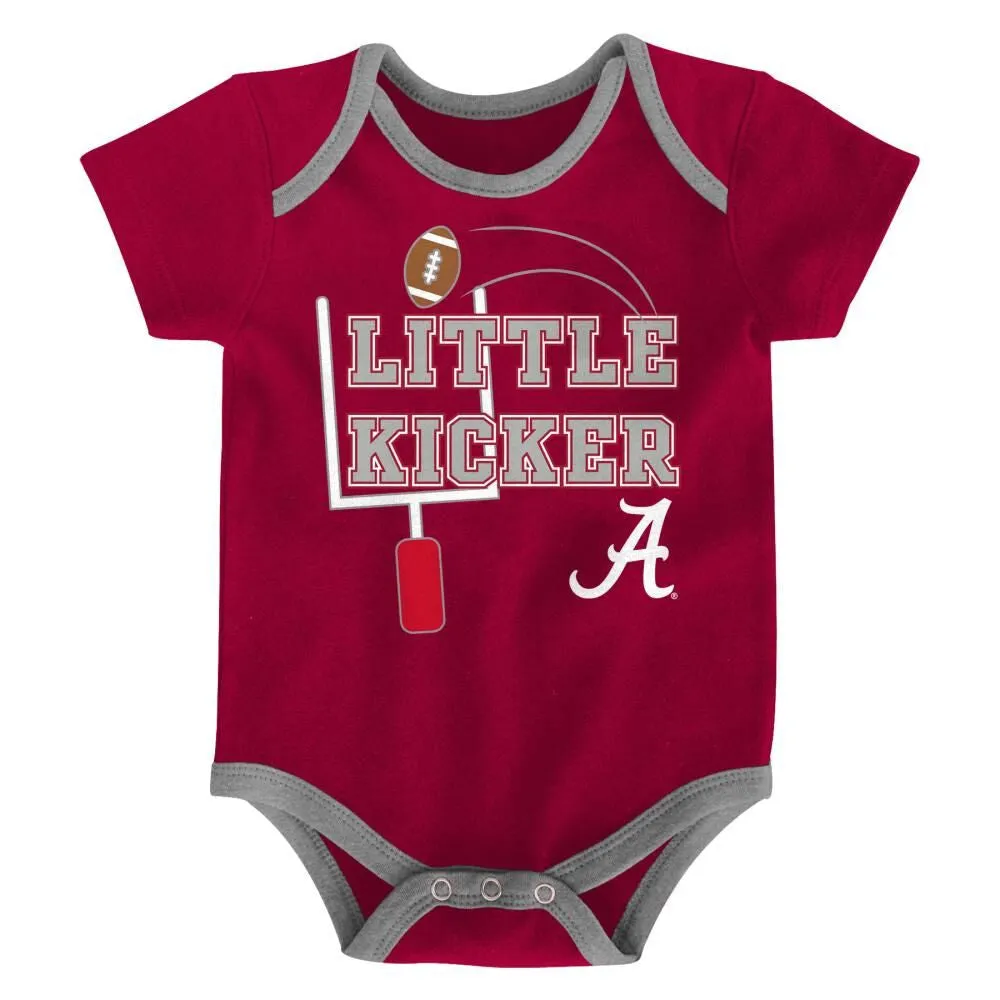 Alabama Little Kicker Bodysuit 3-Pack