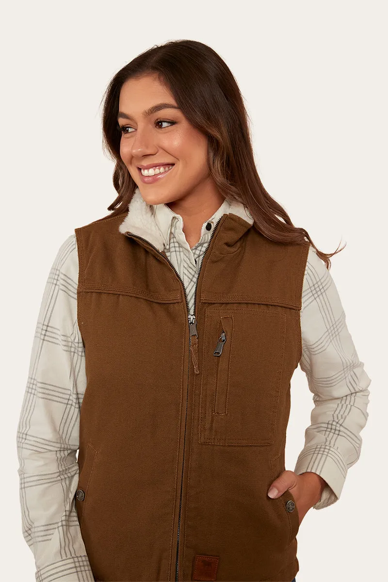 Albion Womens Vest - Tawny Brown