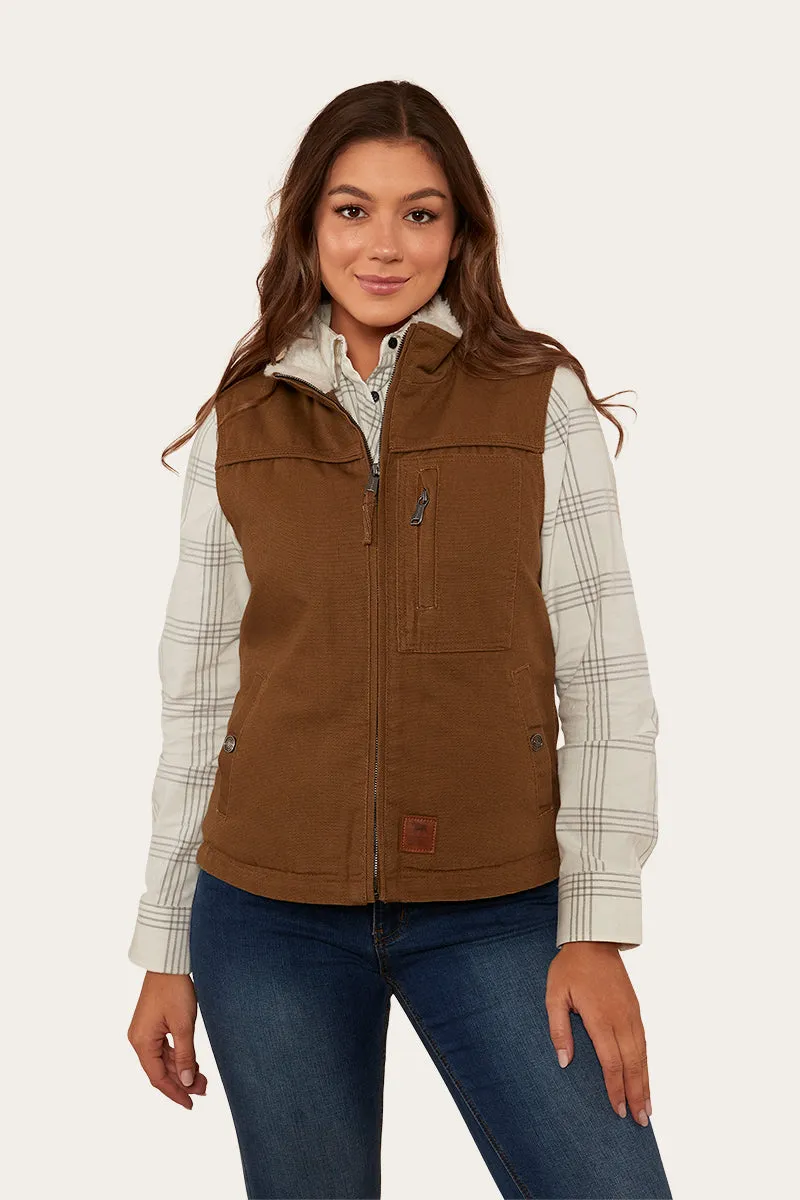 Albion Womens Vest - Tawny Brown