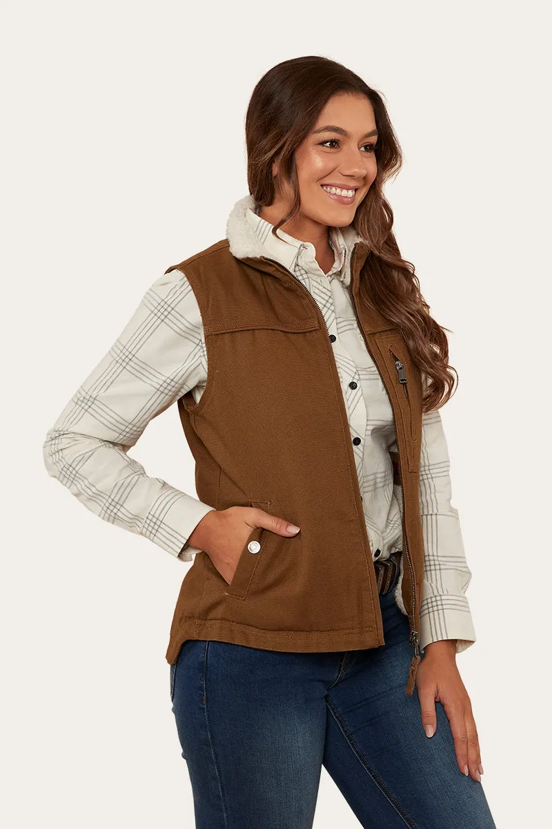 Albion Womens Vest - Tawny Brown