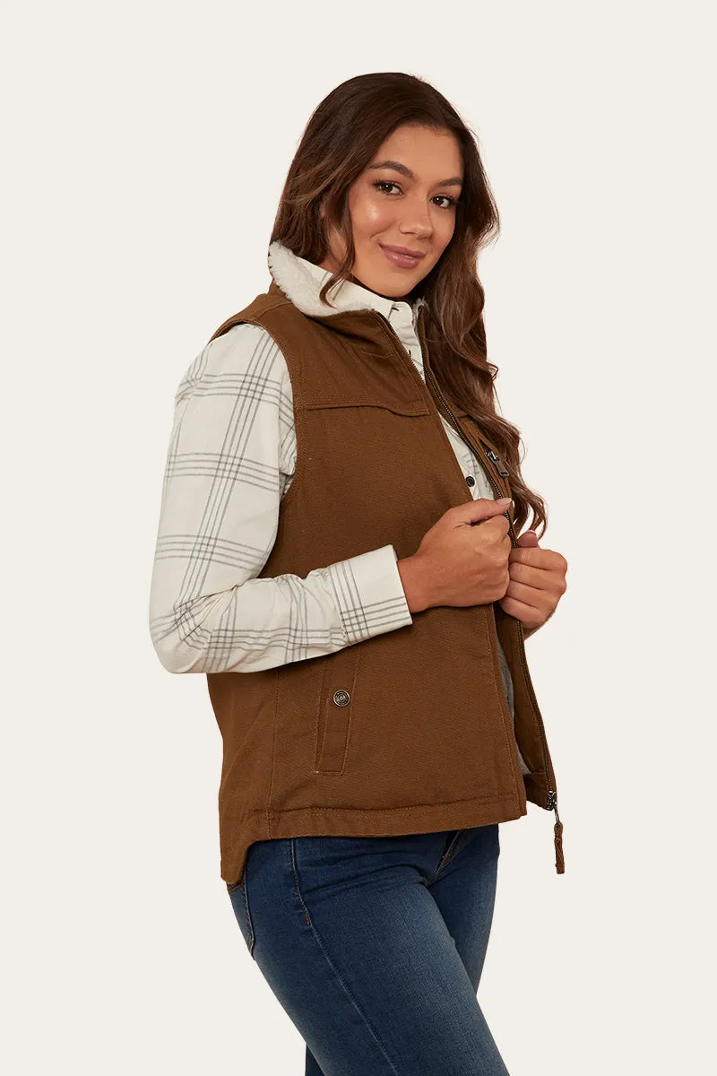 Albion Womens Vest - Tawny Brown