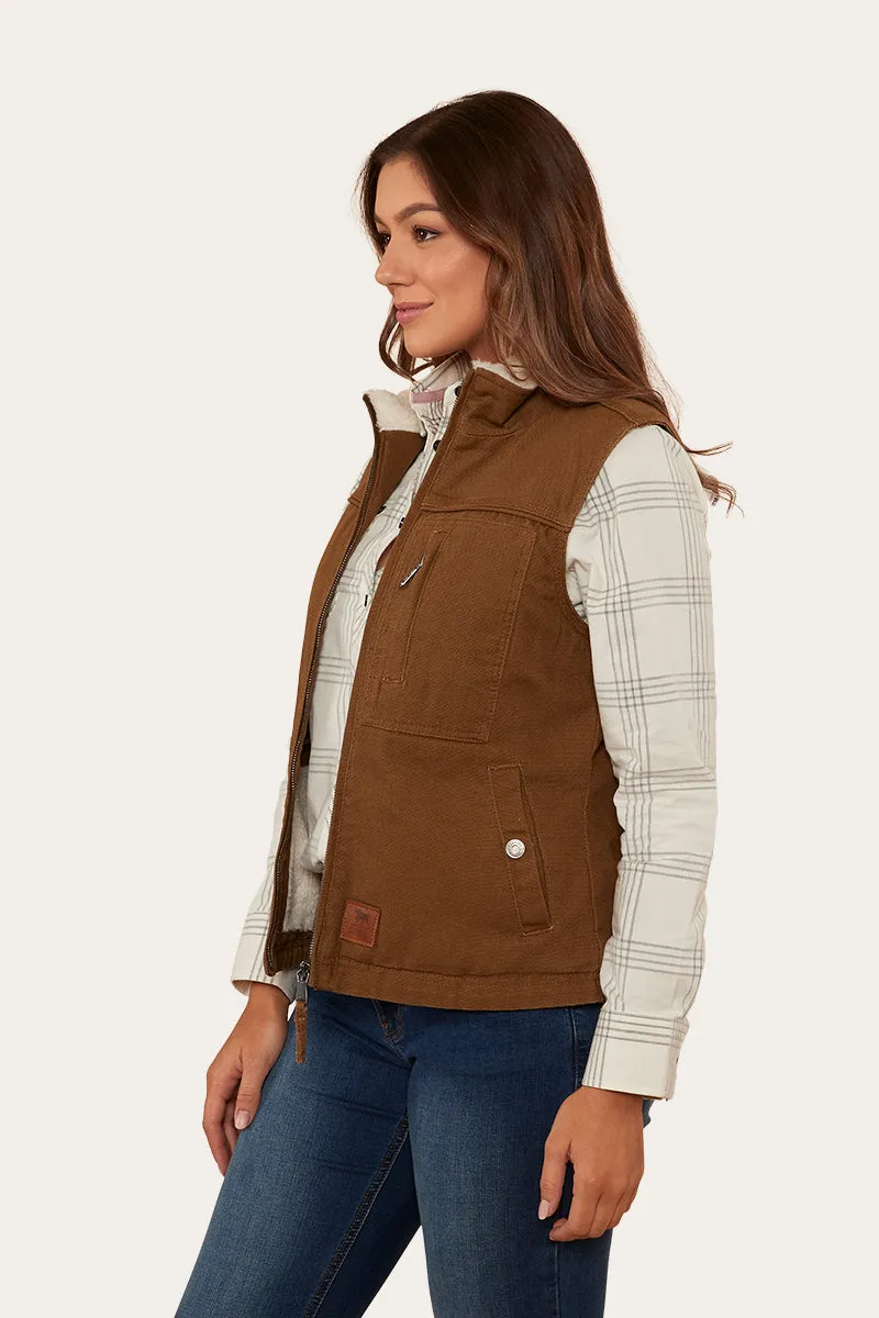 Albion Womens Vest - Tawny Brown