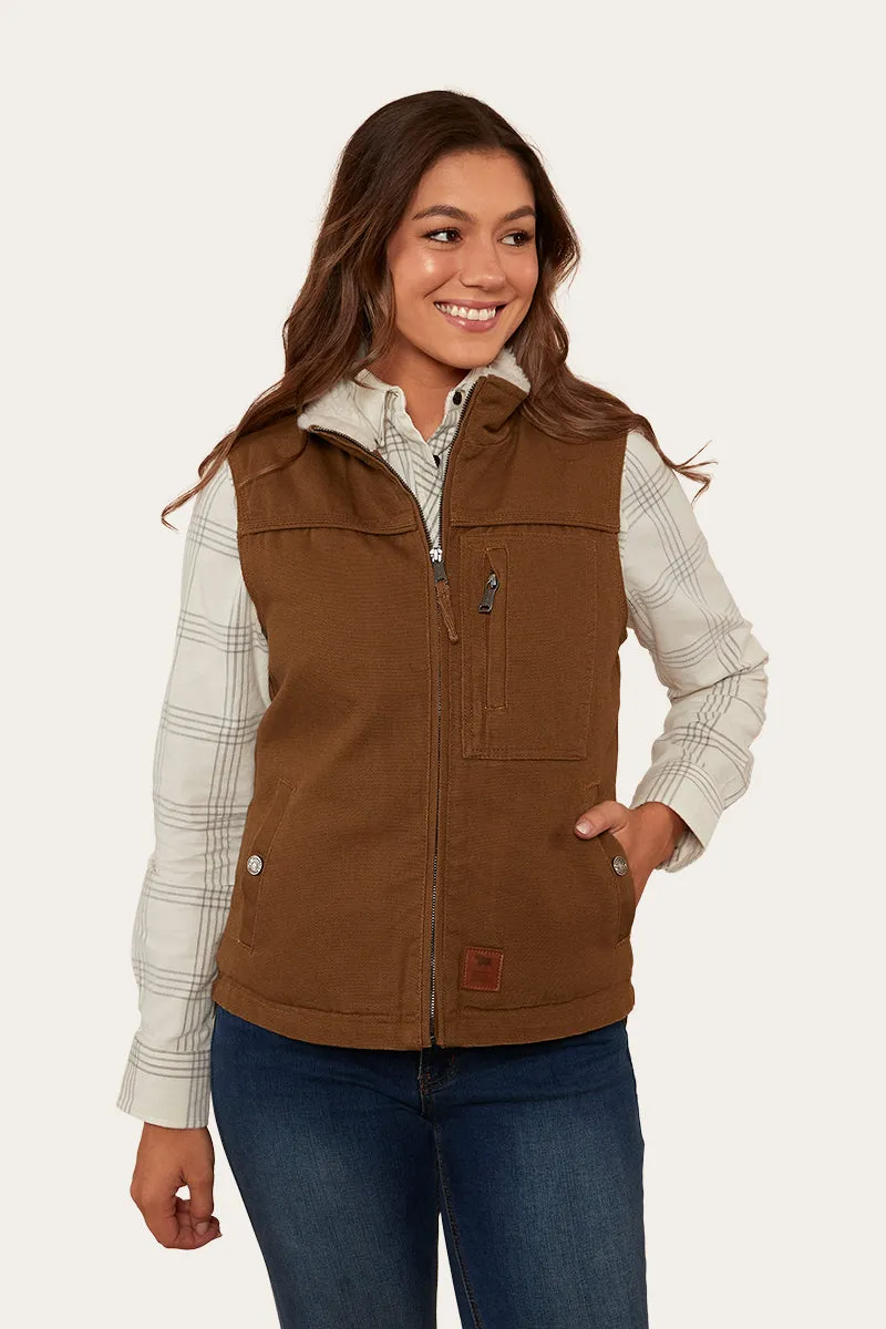 Albion Womens Vest - Tawny Brown