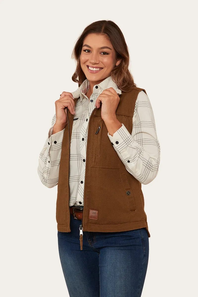 Albion Womens Vest - Tawny Brown