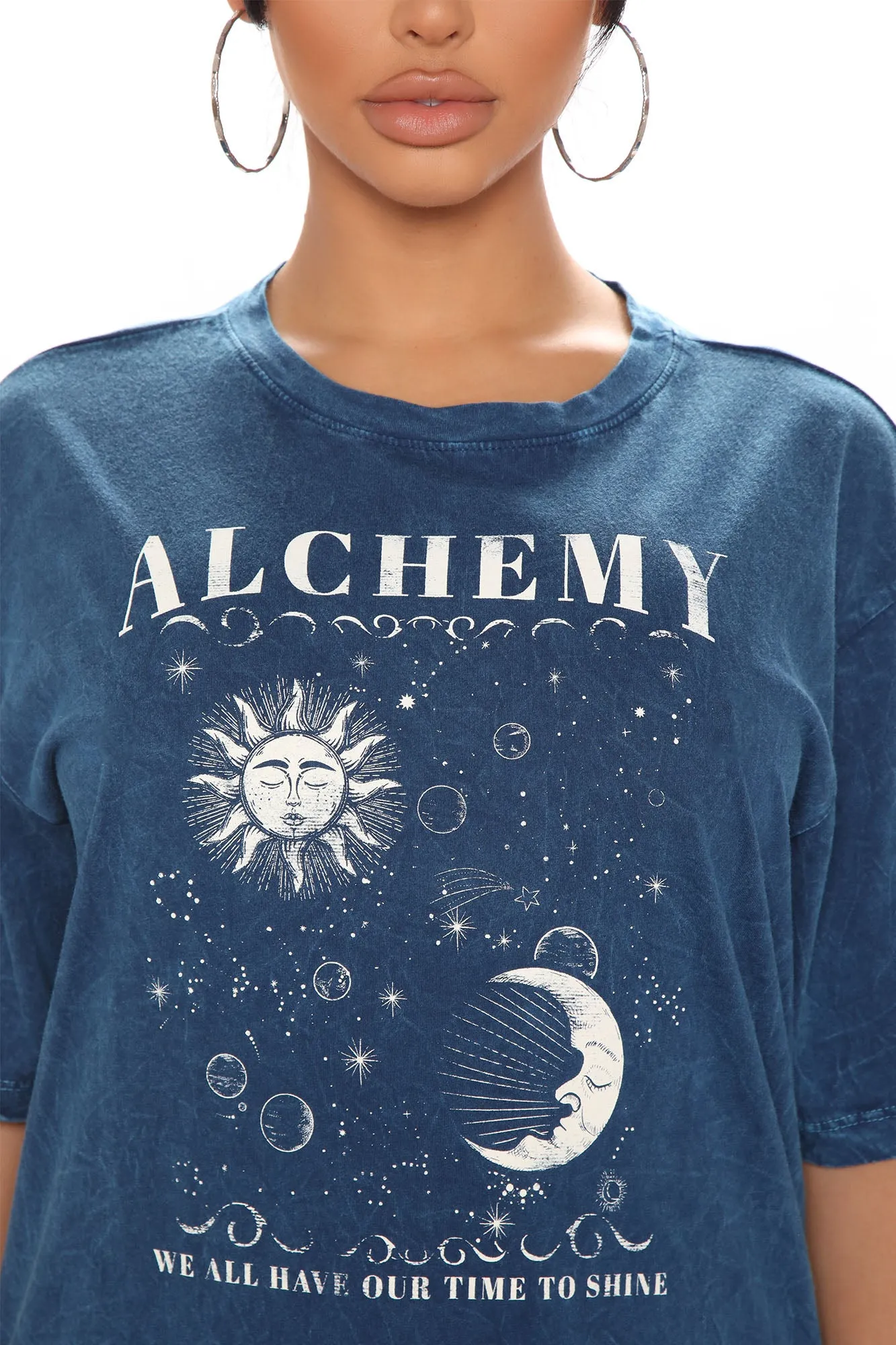 Alchemy Washed Top - Navy