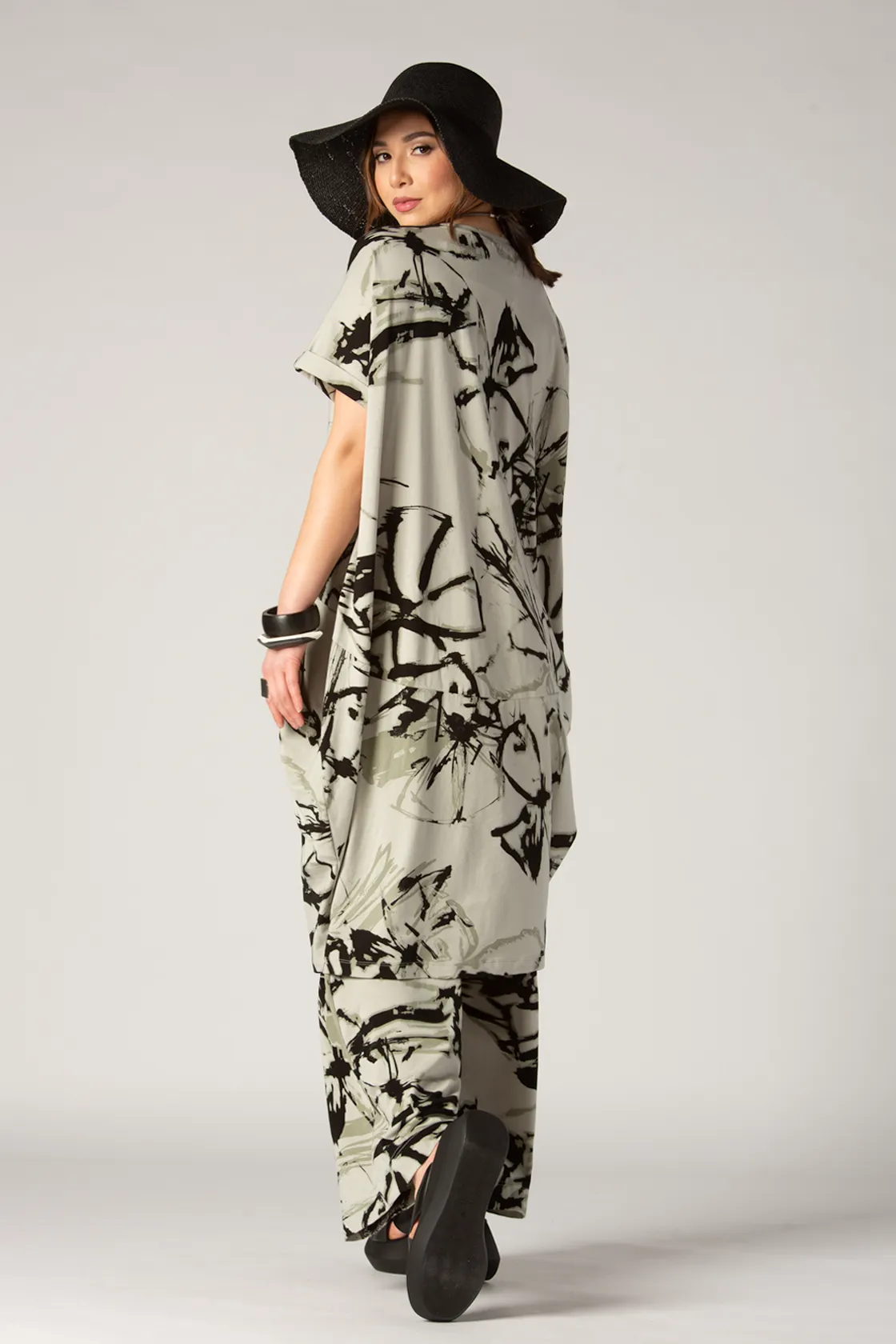 ALEMBIKA Skyler Dress in Sketch Print