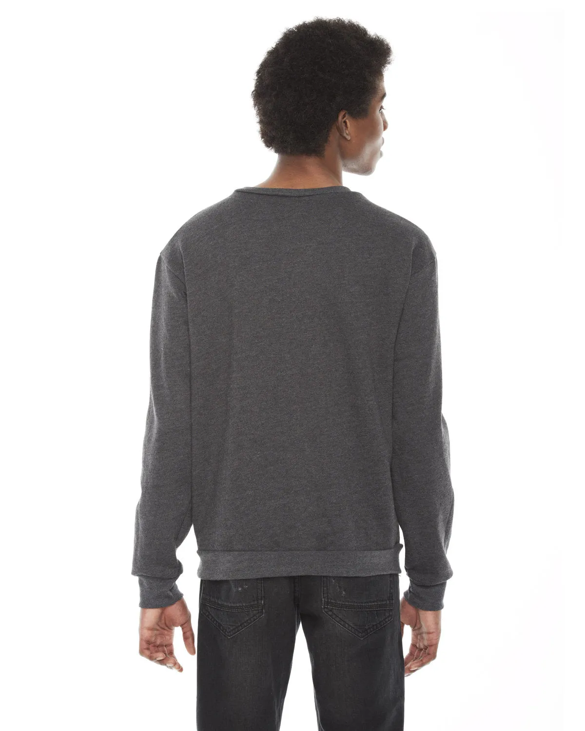 American Apparel Unisex Flex Fleece Drop Shoulder Pullover Crewneck