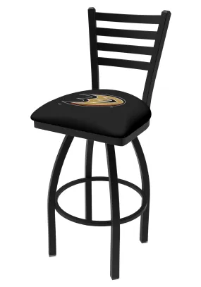 Anaheim Ducks HBS Black Ladder Back High Top Swivel Bar Stool Seat Chair