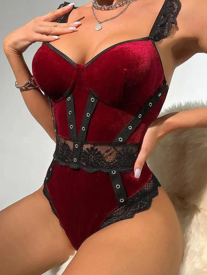 Anna Bodysuit - Burgundy