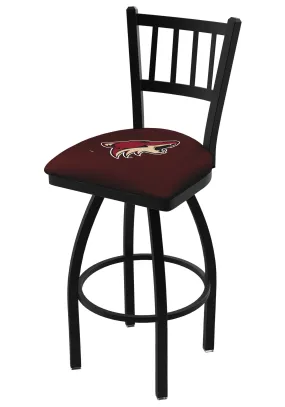 Arizona Coyotes HBS "Jail" Back High Top Swivel Bar Stool Seat Chair