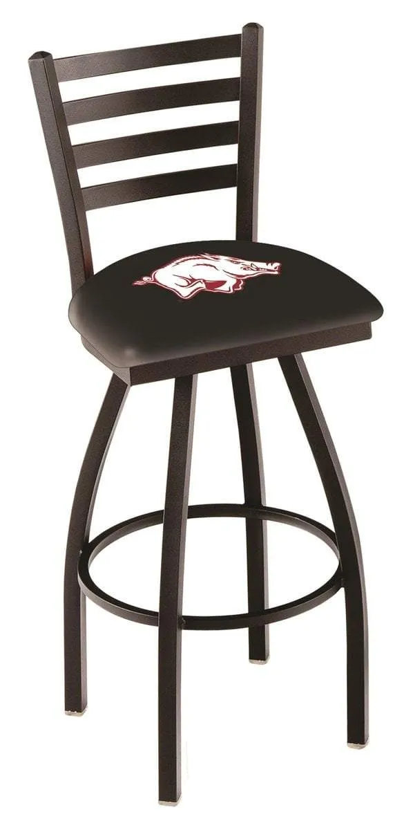 Arkansas Razorbacks HBS Ladder Back High Top Swivel Bar Stool Seat Chair