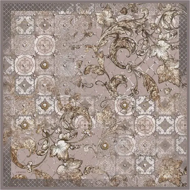 Armine A Unique Designer Silk Scarf from Turkey