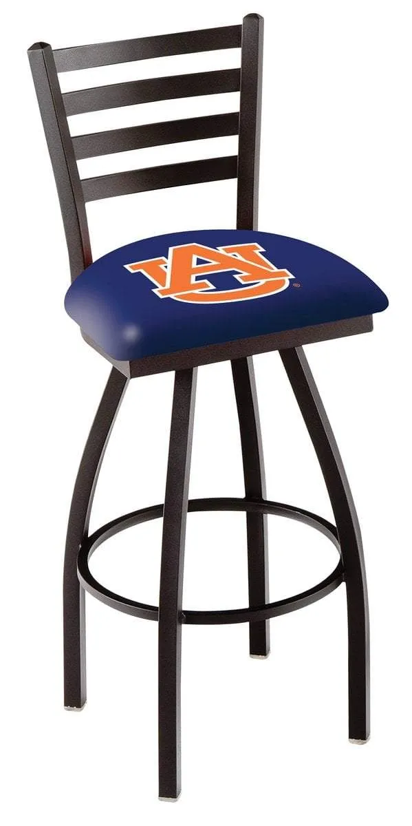 Auburn Tigers HBS Navy Ladder Back High Top Swivel Bar Stool Seat Chair