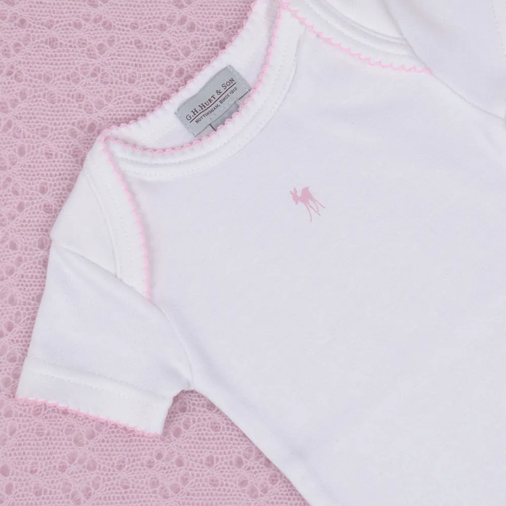 Baby Fawn Bodysuit - Pink