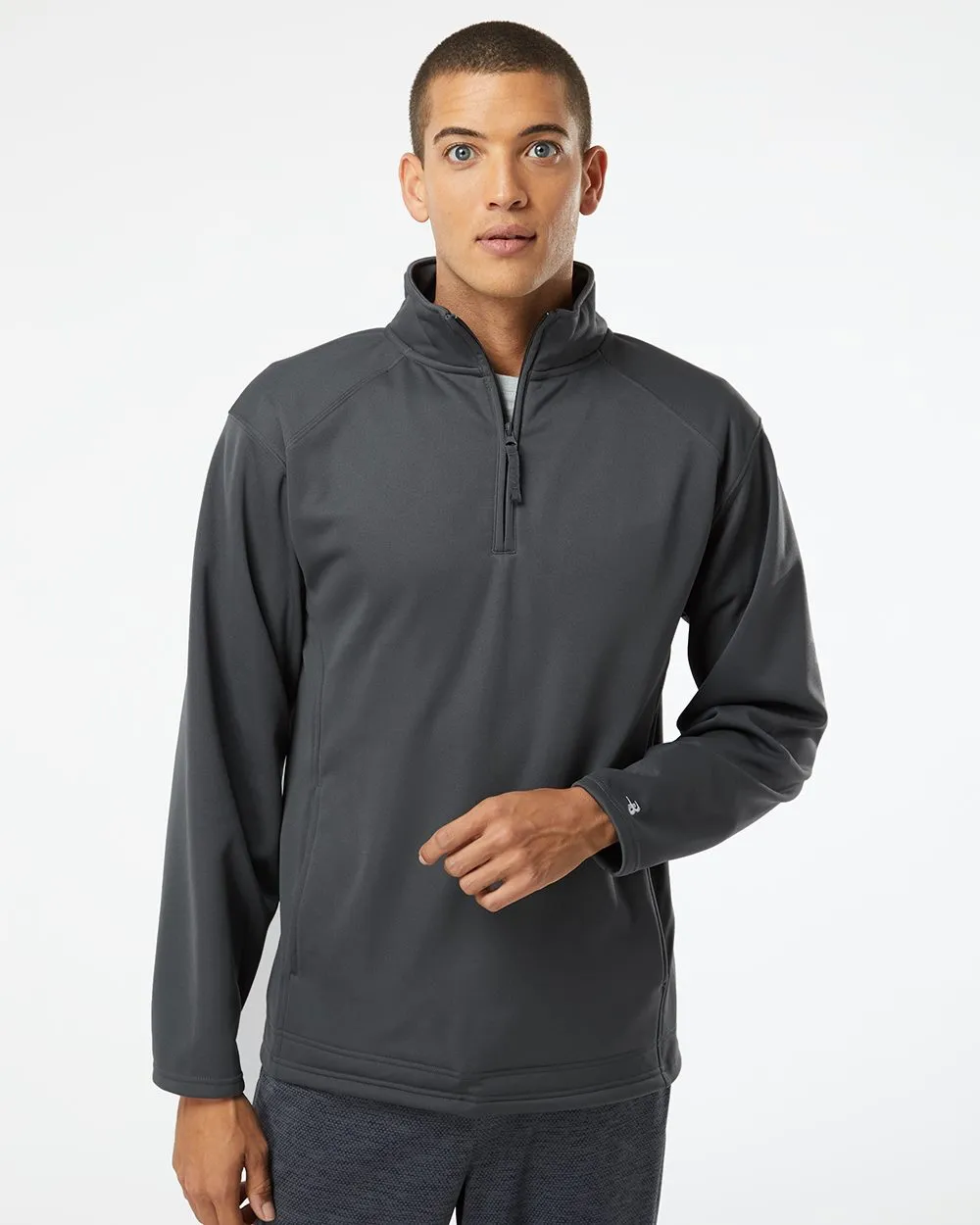 Badger Performance Fleece Quarter-Zip Pullover