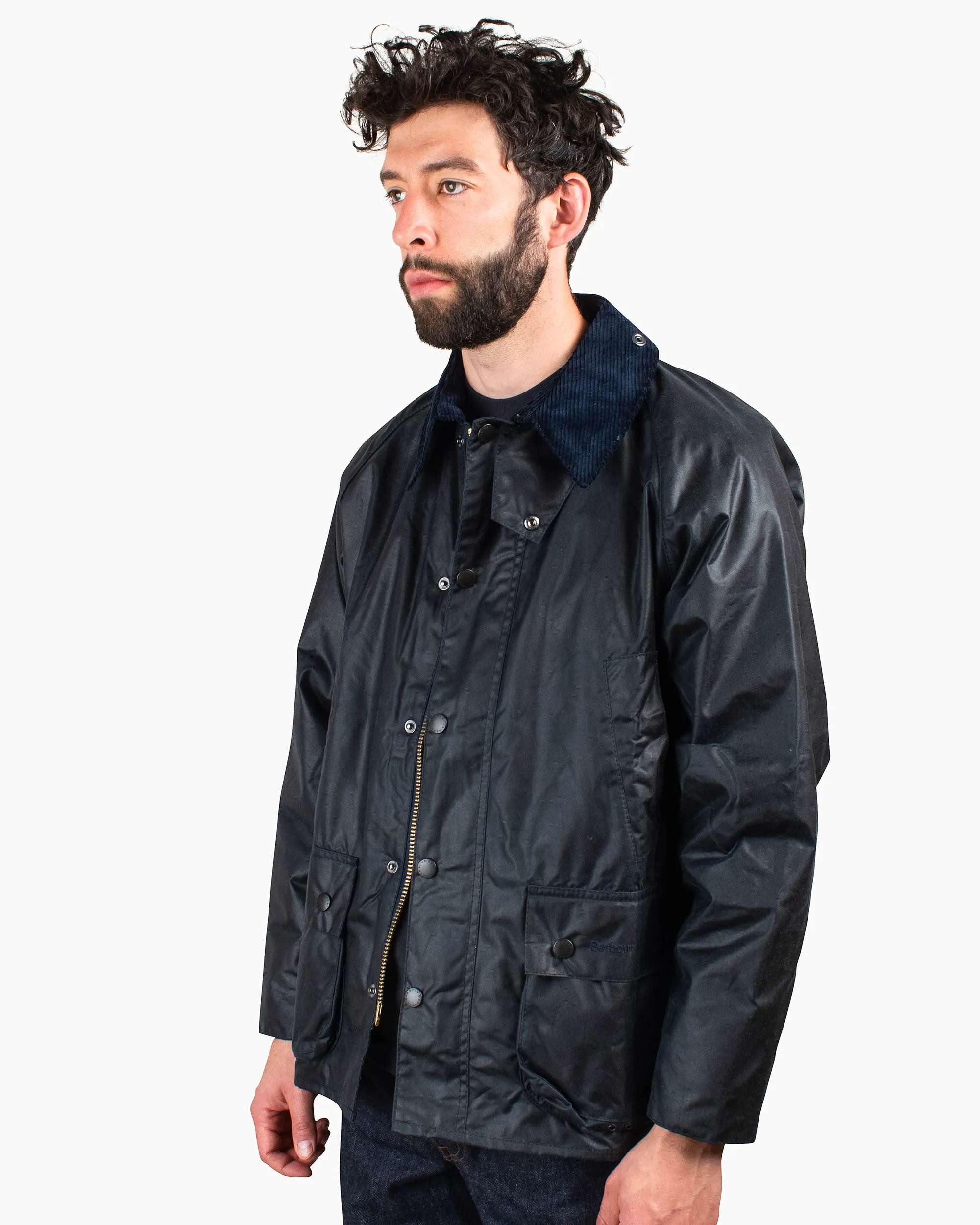 Barbour Bedale Wax Jacket Navy