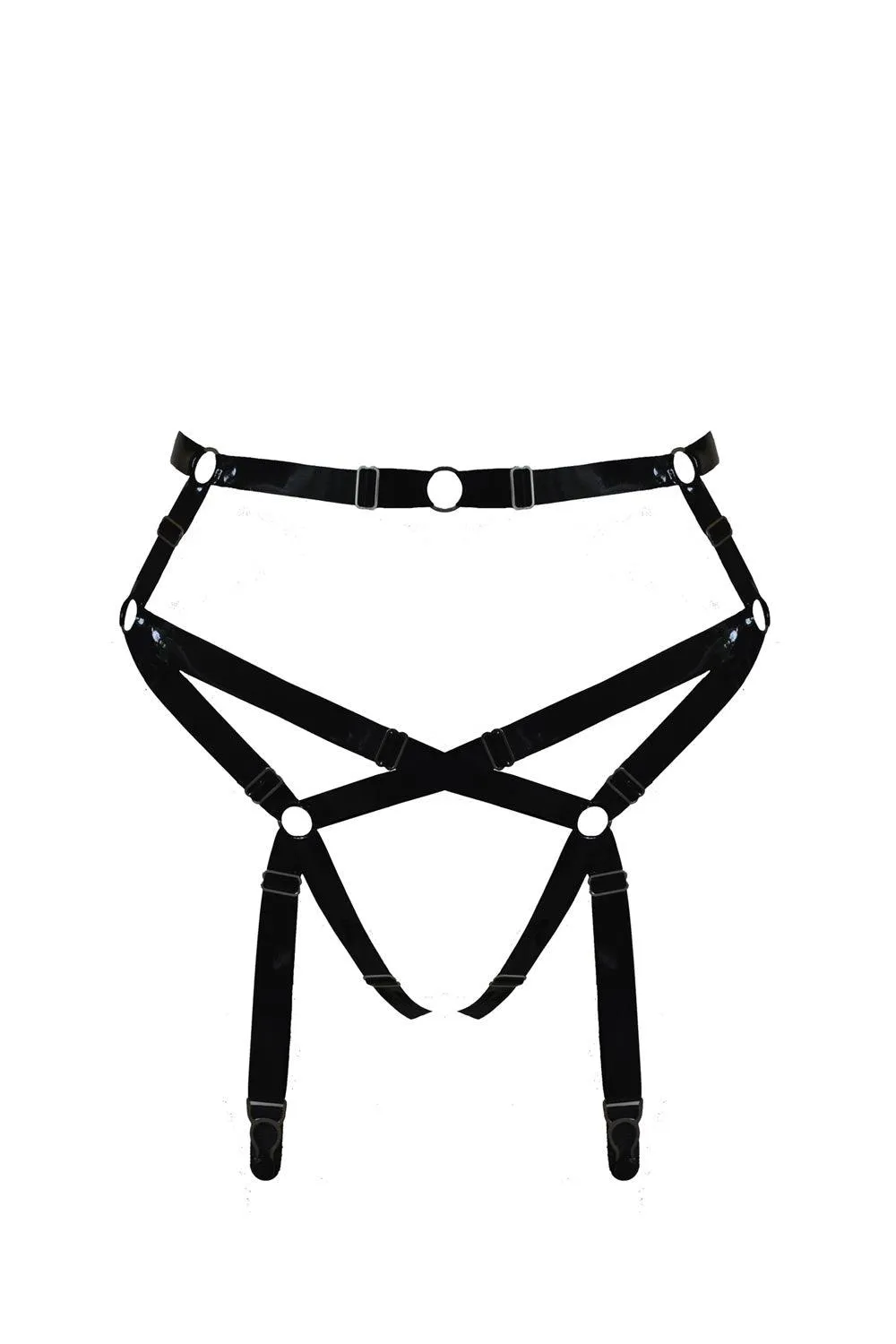 Baubo Latex Suspender Briefs