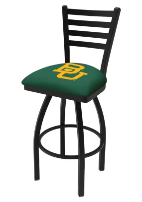 Baylor Bears HBS Green Ladder Back High Top Swivel Bar Stool Seat Chair