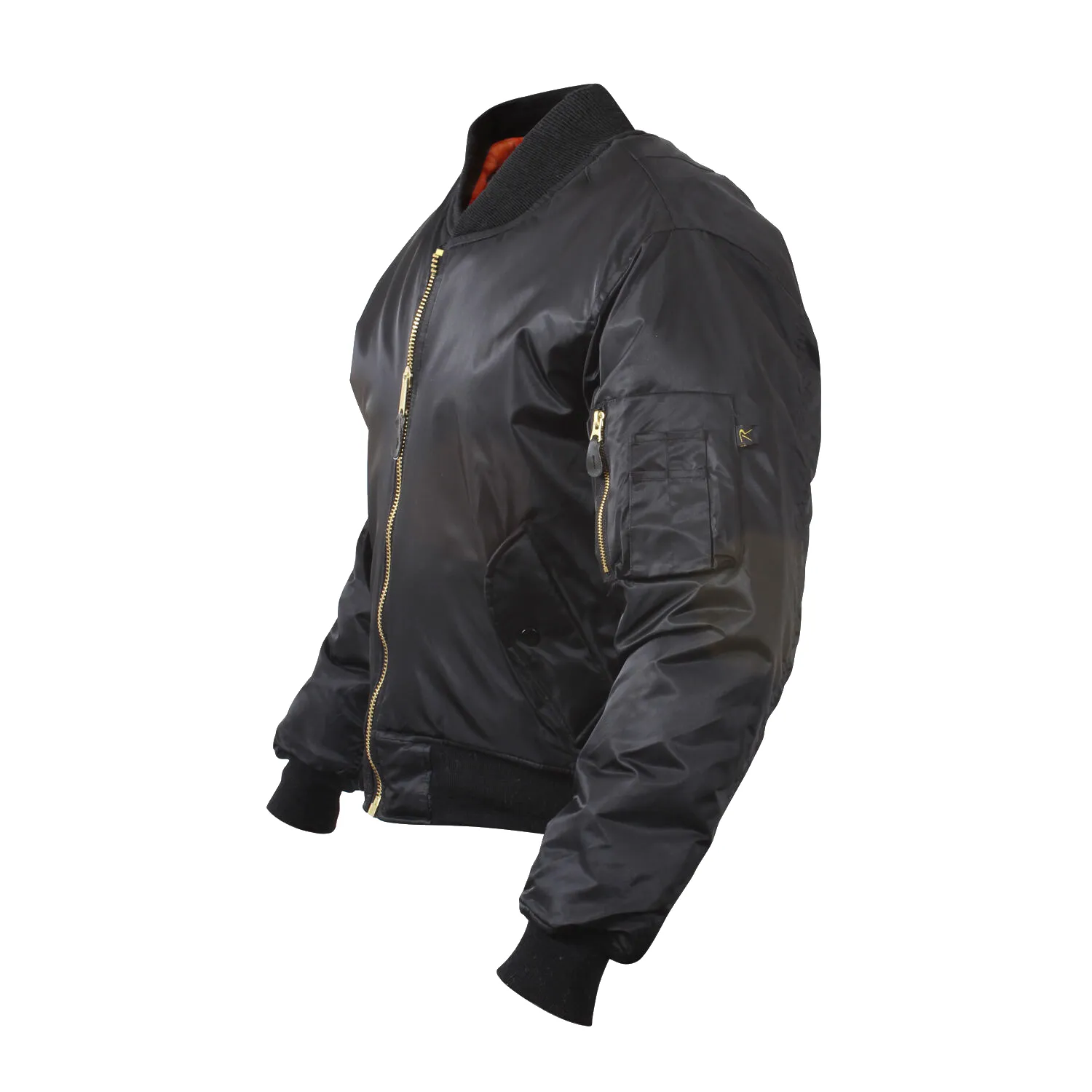 Black MA-1 Flight Bomber Jacket