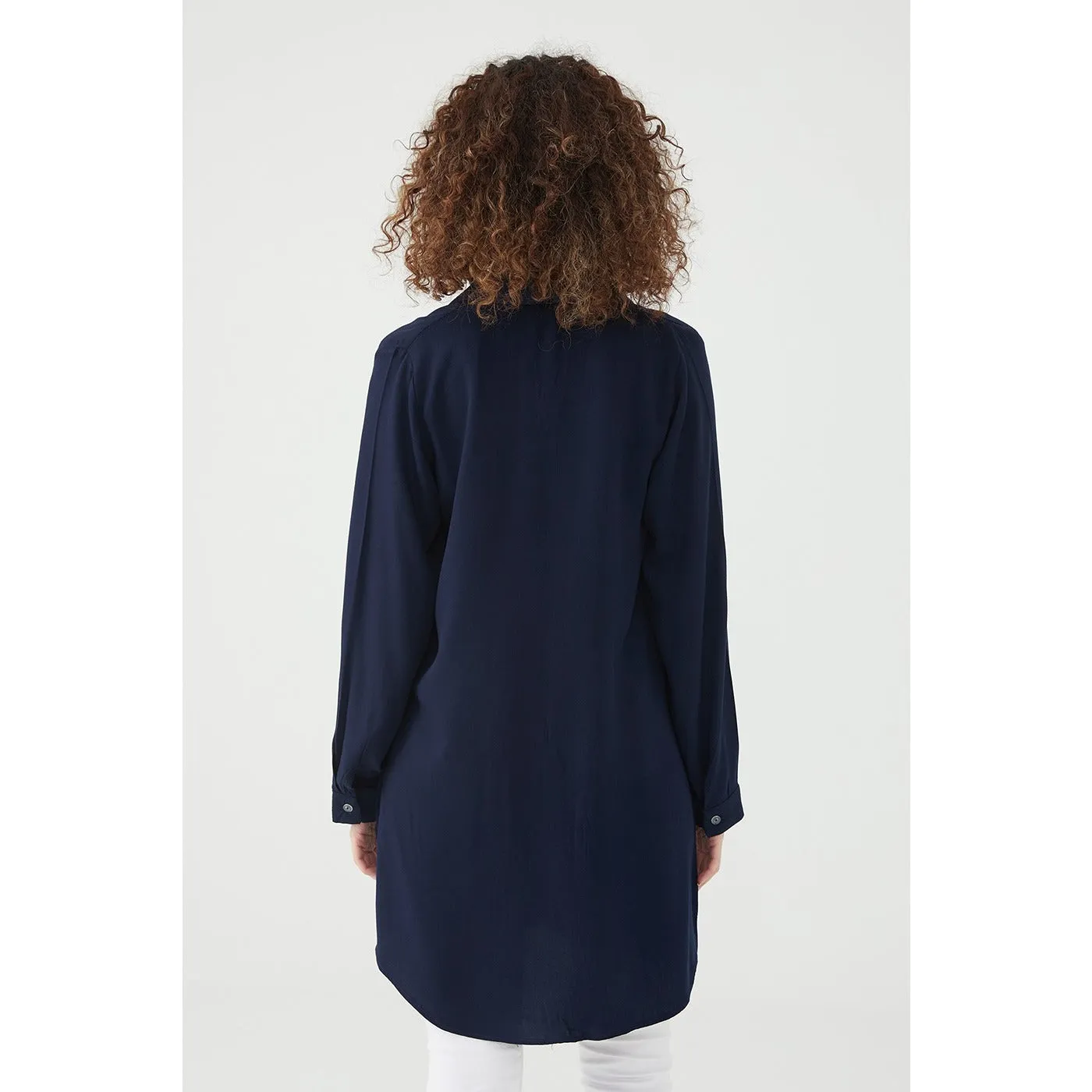 Blue Long Shirt Tunic