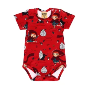 Bodysuit Short Sleeve Little Miss Crimson [only 4 to 9 Months left]