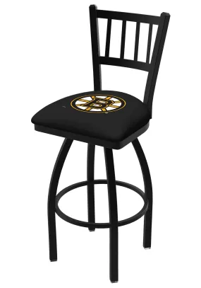 Boston Bruins HBS "Jail" Back High Top Swivel Bar Stool Seat Chair