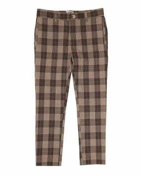 BT Beige Plaid Slim Pant