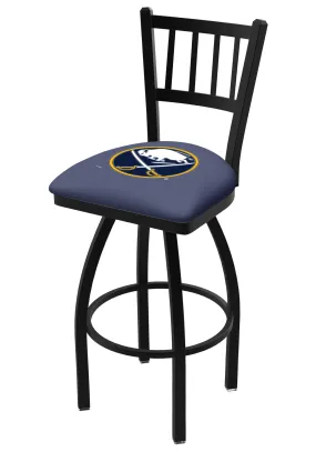 Buffalo Sabres HBS Navy "Jail" Back High Top Swivel Bar Stool Seat Chair