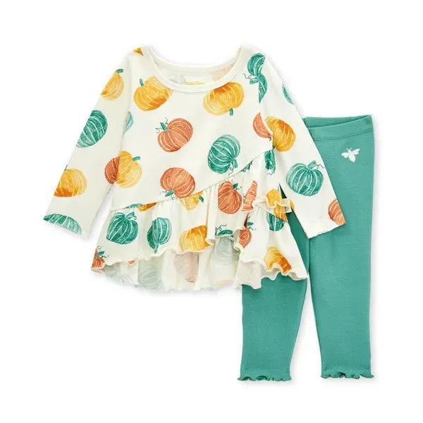 Burt's Bees Baby Pumpkins Tunic and Ribbed Legging Set