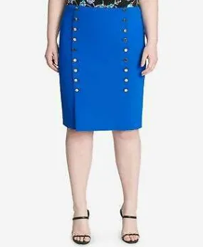 Calvin Klein Womens Embellished Pencil Skirt, Size 14W