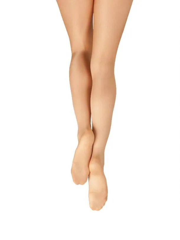 Capezio Ultra Shimmery #1808 Footed, Adult Tights