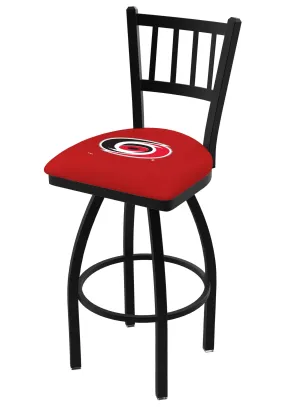 Carolina Hurricanes HBS Red "Jail" Back High Top Swivel Bar Stool Seat Chair