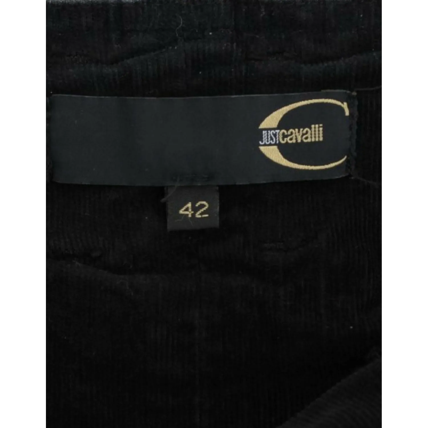 Cavalli Elegant Black Pencil Skirt for Sophisticated Style