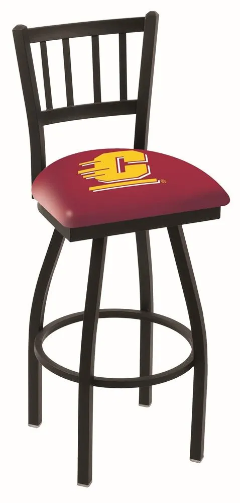 Central Michigan Chippewas HBS "Jail" Back Swivel Bar Stool Seat Chair