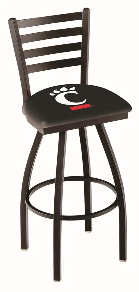 Cincinnati Bearcats HBS Ladder Back High Top Swivel Bar Stool Seat Chair