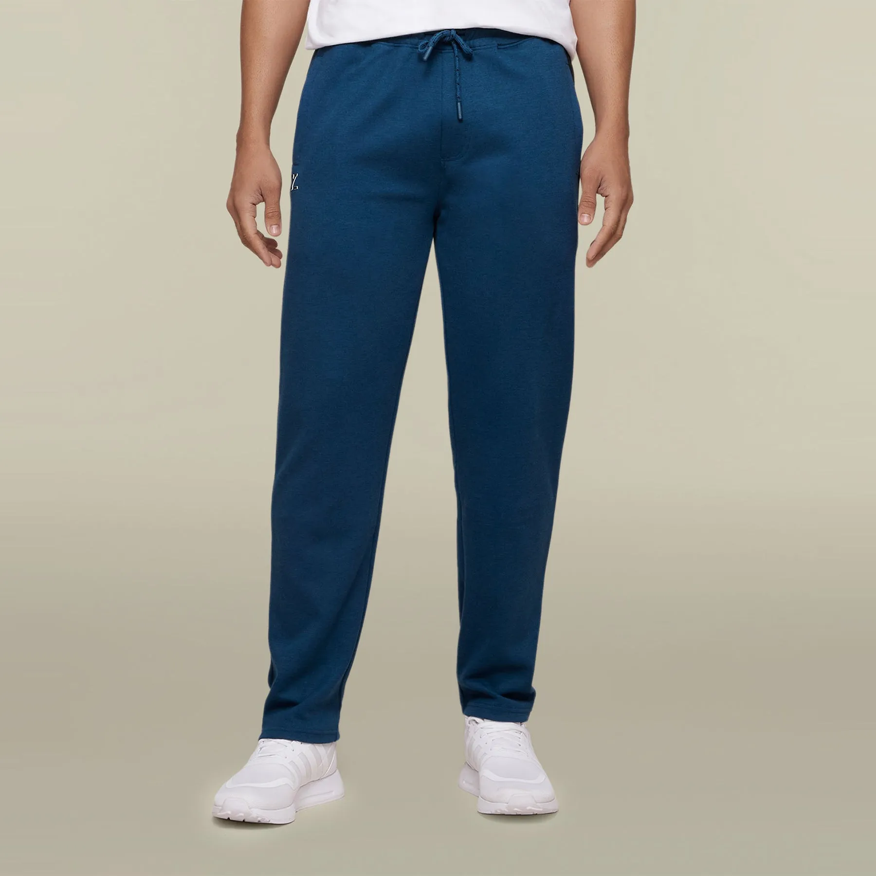 Code Cotton Rich Track Pants Oxford Blue