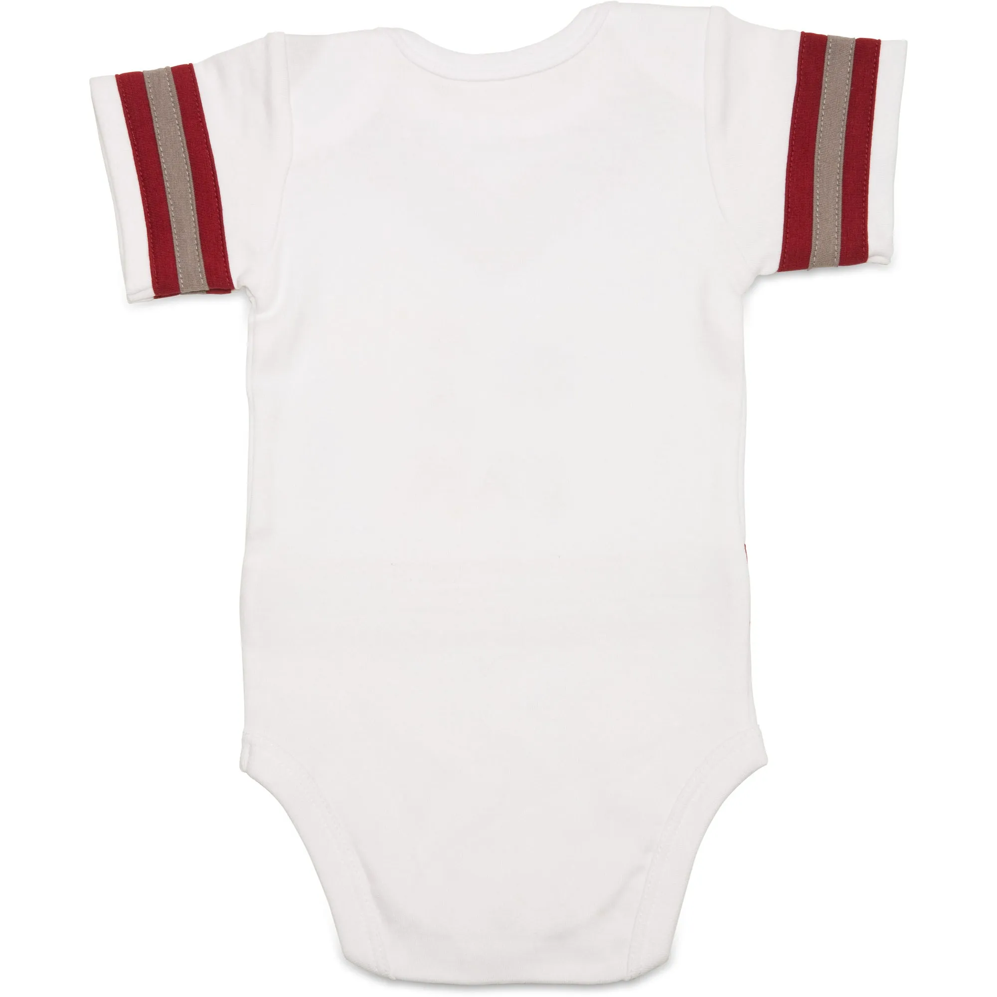 Crimson & Gray Infant Onesie