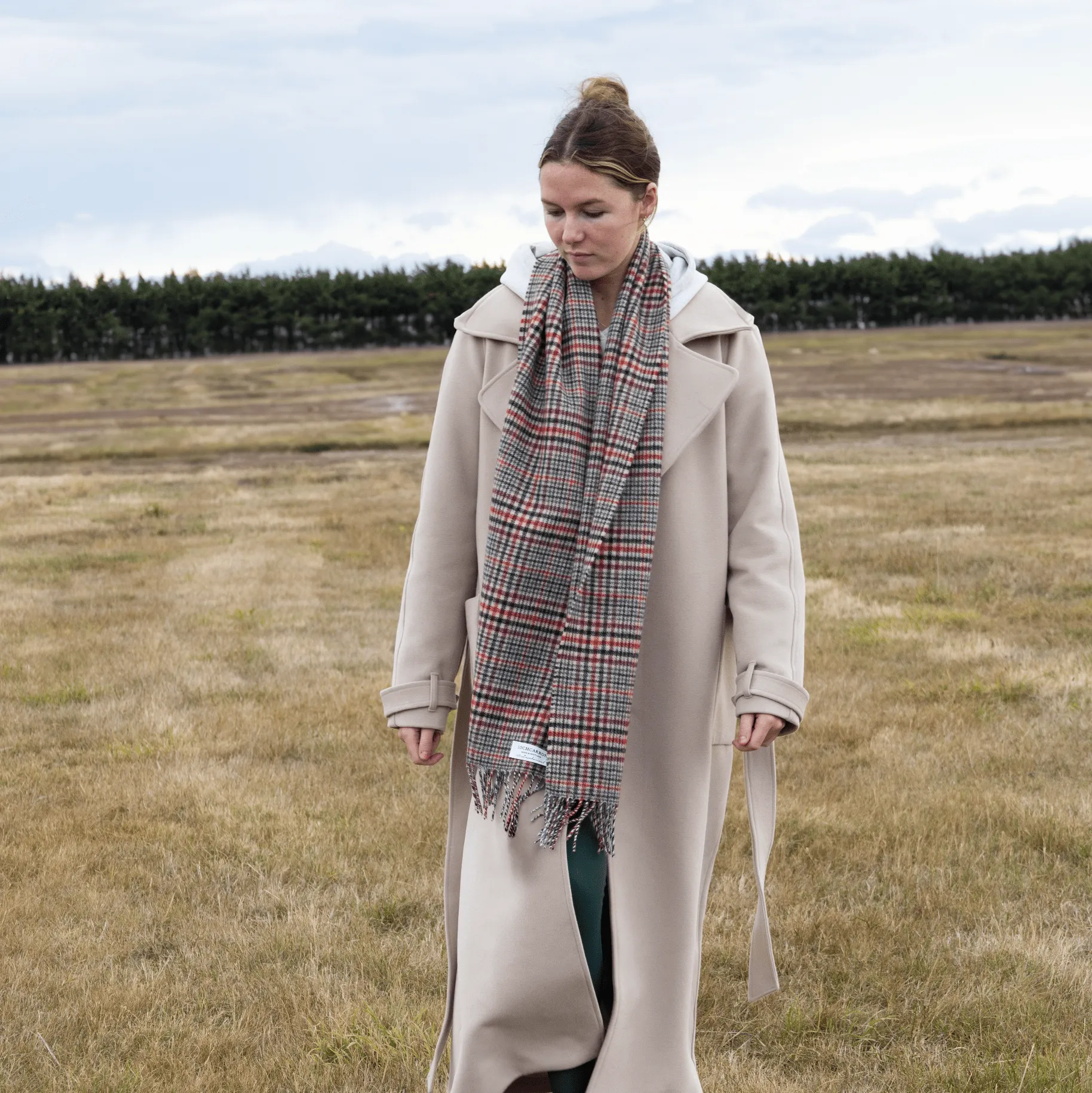 Darwin Boleside Oversized Lambswool Scarf | Wool Scarf