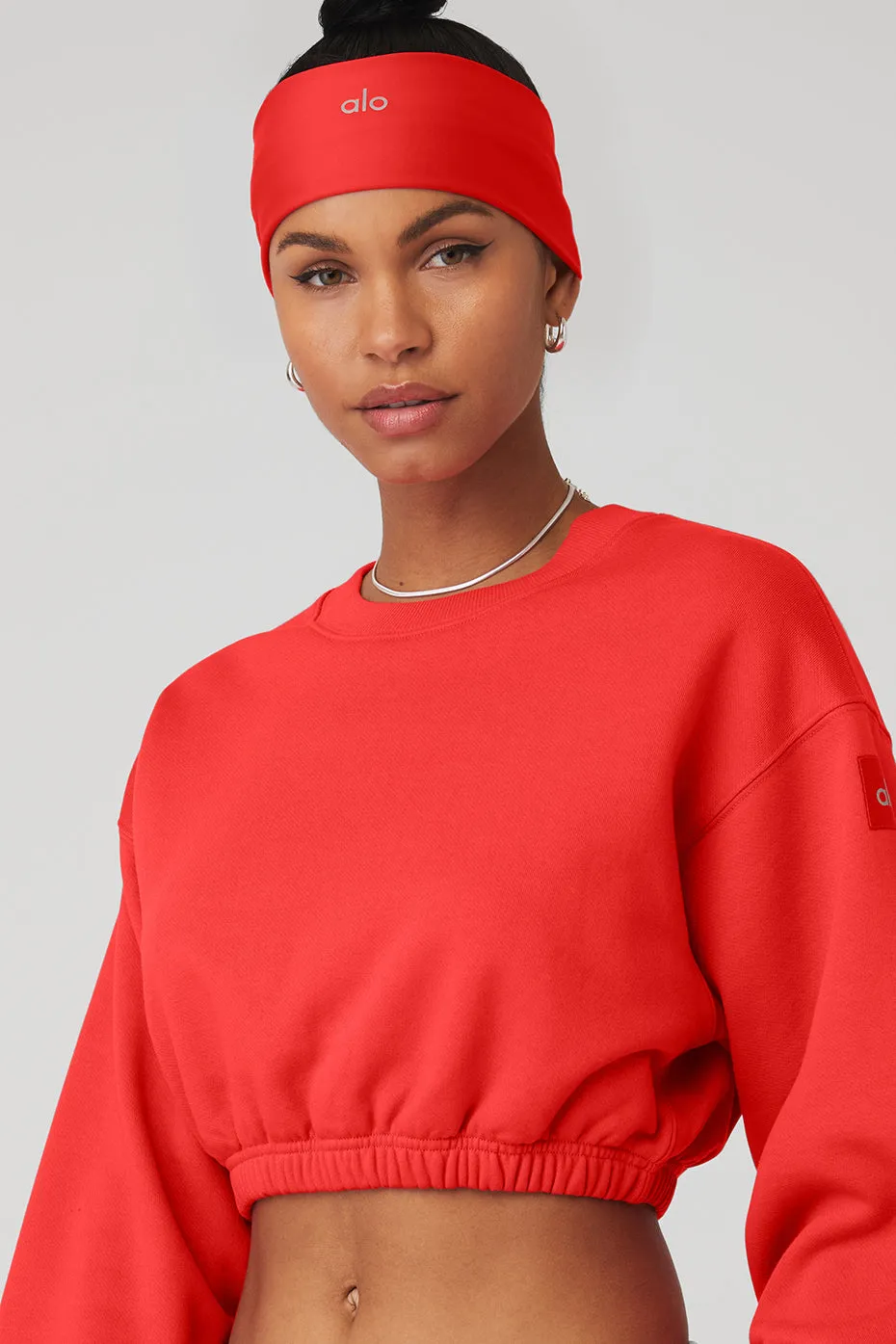 Devotion Crew Neck Pullover - Red Hot Summer