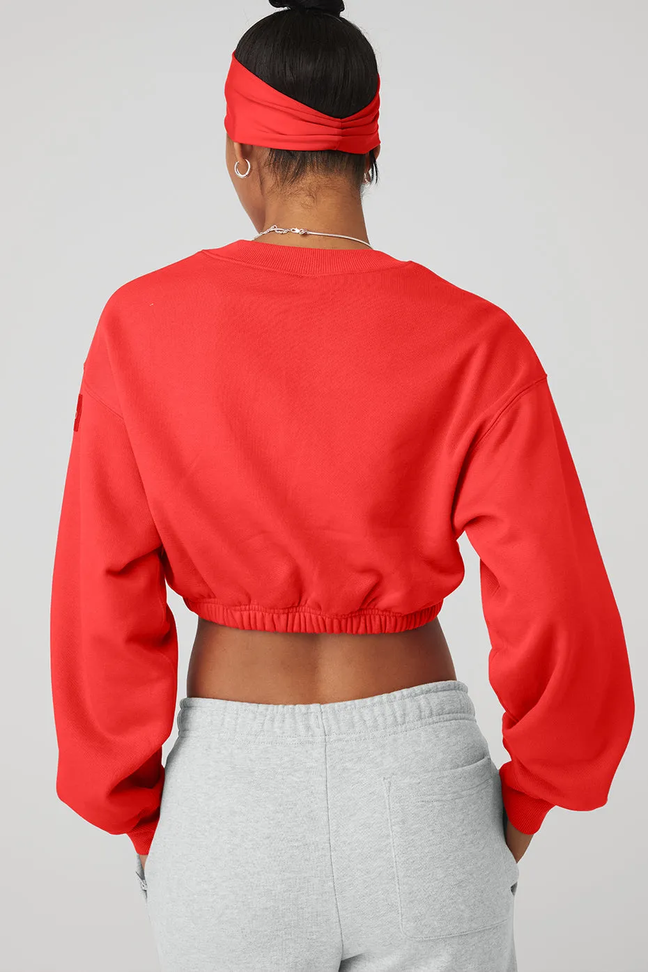 Devotion Crew Neck Pullover - Red Hot Summer